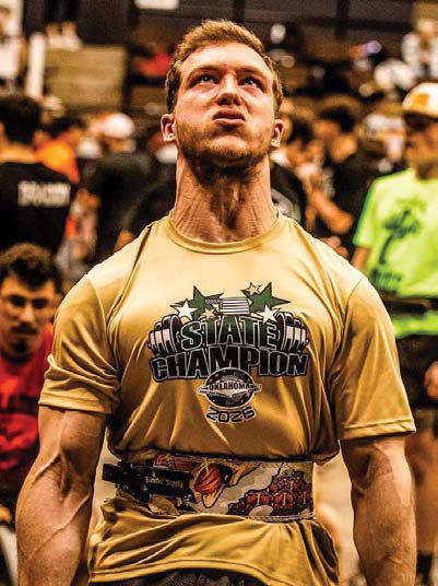 Olive lifter powers way to podium at state meet