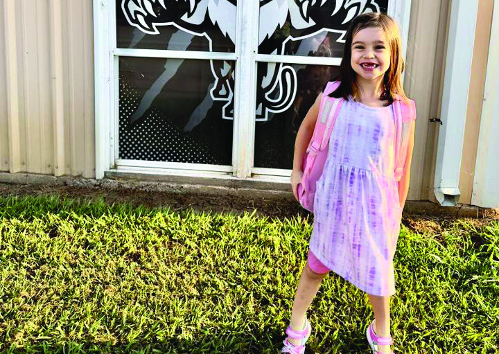 Alice Knight, first grader at Oilton Elementary