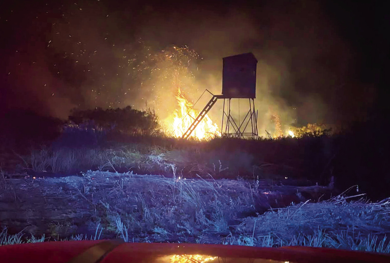 Multiple agencies fight Pawnee wild fire