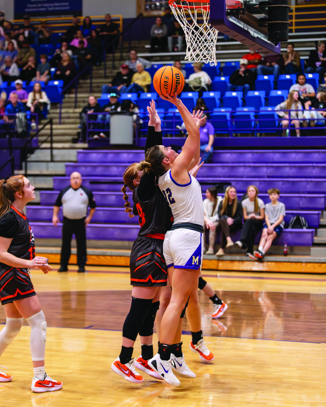 Adley Elliot was tough under the basket