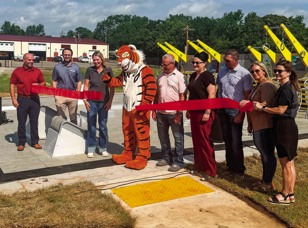 Cleveland Public Schools recently hosted a June 4 grand opening and ribbon cutting of the new Fitness Court at the CimTel Trail.