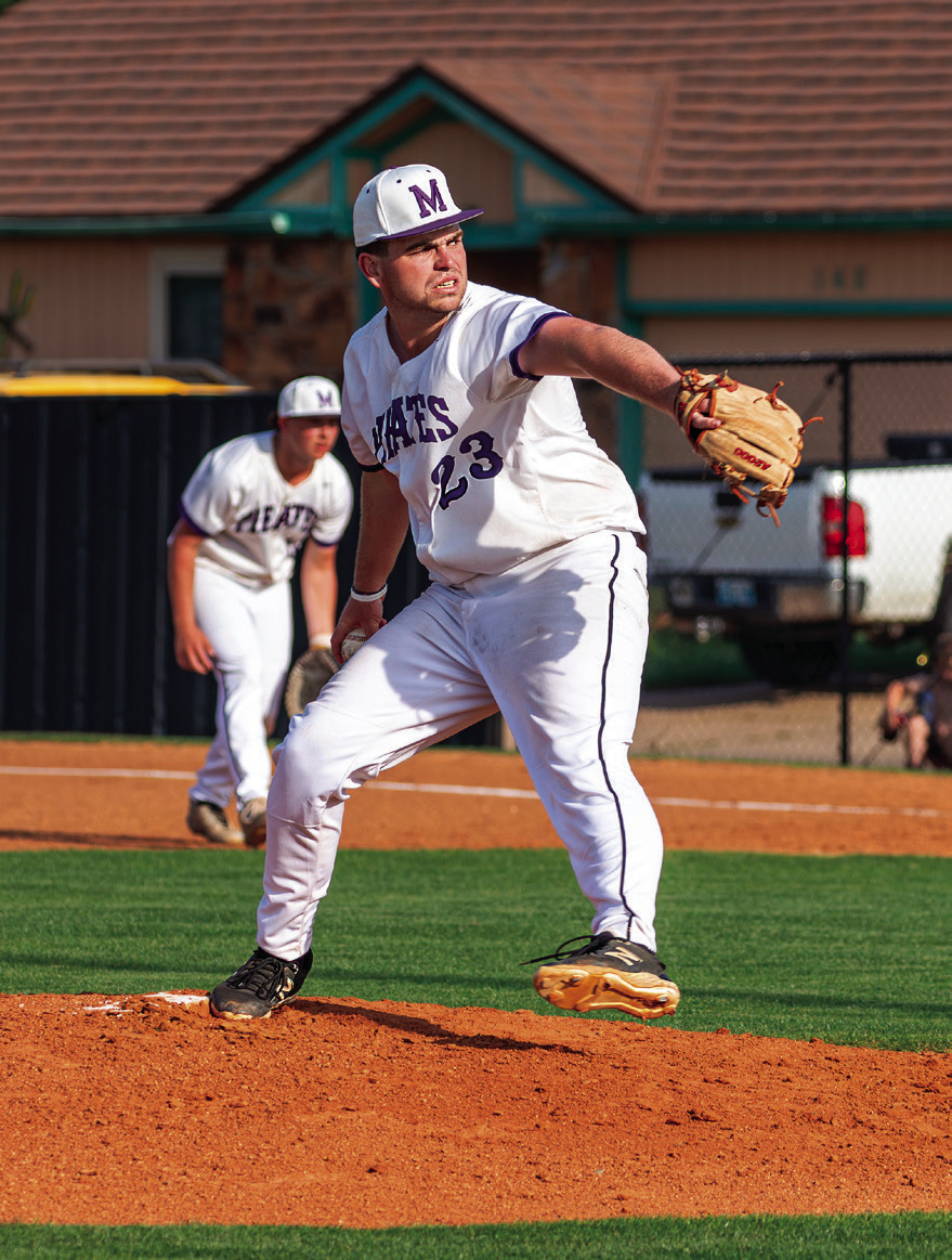 Cooper Ausbern struggled early but the team rallied for the win. Photo by John Burns.