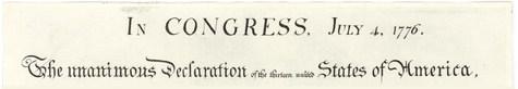 AlIn Congress, July 4, 1776